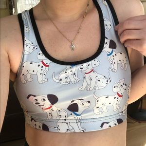 101 Dalmatians sports bra